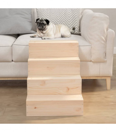 Pet Stair 40x49x47 cm Solid Wood Pine