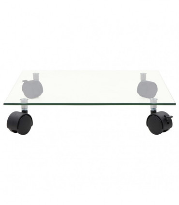 Plant Rollers 2 pcs Tempered Glass 35x35 cm Square