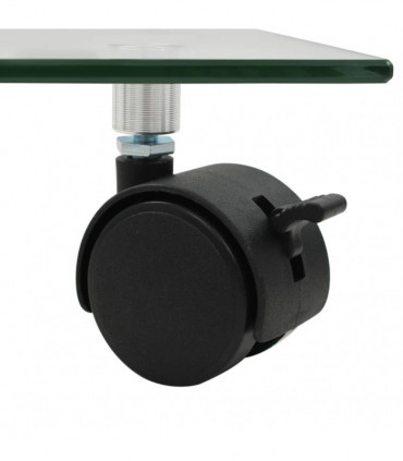 Plant Rollers 2 pcs Tempered Glass 35x35 cm Square