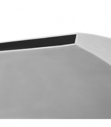 Pool Fountain Stainless Steel 30x9x26 cm Silver