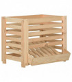 Potato Box 60x40x50 cm Solid Pinewood