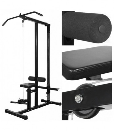Power Tower with Barbell and Dumbbell Set 60.5 kg