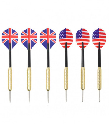 Professional Dart Set with Dartboard Sisal Steel