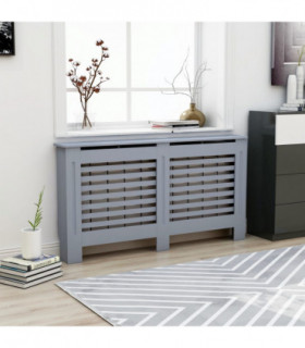 Radiator Cover Anthracite 152x19x81 cm MDF