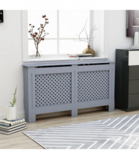 Radiator Cover Anthracite 152x19x81 cm MDF
