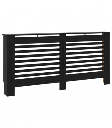 Radiator Cover Black 172x19x81 cm MDF