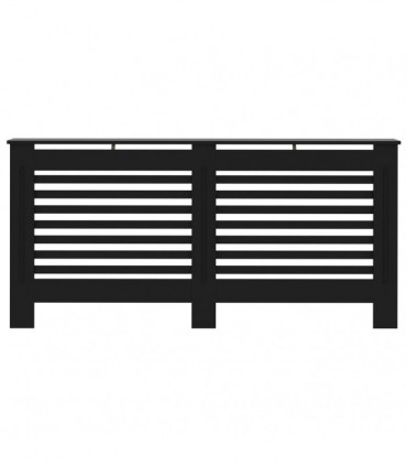 Radiator Cover Black 172x19x81 cm MDF
