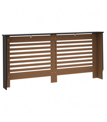 Radiator Cover Black 172x19x81 cm MDF
