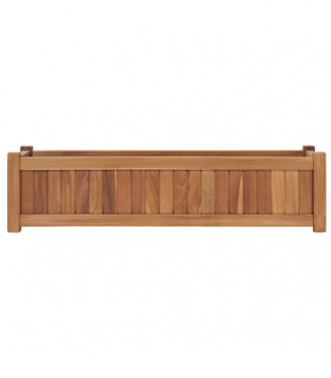Raised Bed 100x30x25 cm Solid Teak Wood