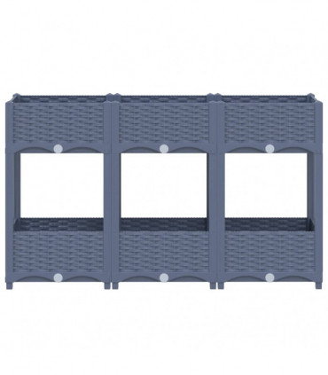 vidaXL Raised Bed 120x40x71 cm Polypropylene