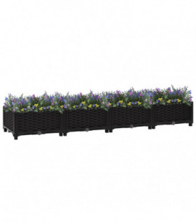 vidaXL Raised Bed 160x40x23 cm Polypropylene