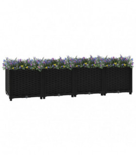 vidaXL Raised Bed 160x40x38 cm Polypropylene