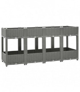 vidaXL Raised Bed 160x40x71 cm Polypropylene