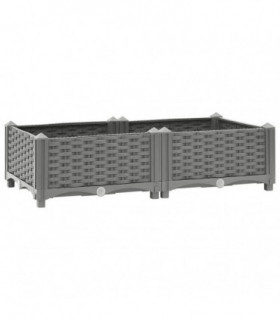 vidaXL Raised Bed 80x40x23 cm Polypropylene
