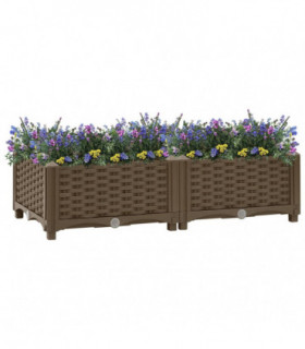 vidaXL Raised Bed 80x40x23 cm Polypropylene