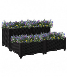 Raised Bed 80x80x38 cm Polypropylene