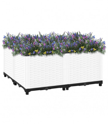 vidaXL Raised Bed 80x80x38 cm Polypropylene