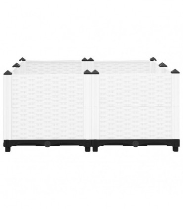 vidaXL Raised Bed 80x80x38 cm Polypropylene