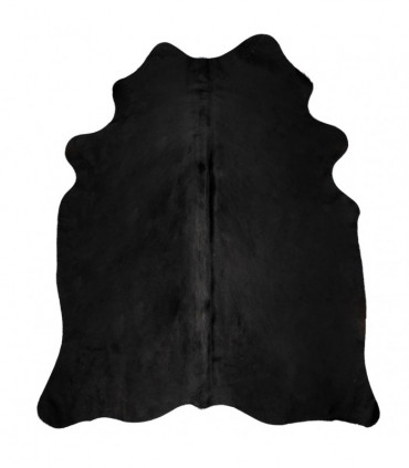 Real Cow Hide Rug Black 150x170 cm