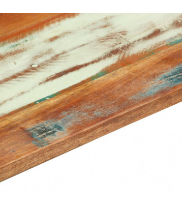 Rectangular Table Top 60x140 cm 15-16 mm Solid Reclaimed Wood