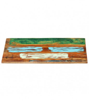 Rectangular Table Top 60x80 cm 25-27 mm Solid Reclaimed Wood