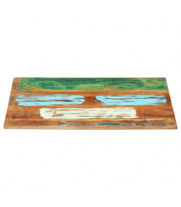 Rectangular Table Top 60x90 cm 15-16 mm Solid Reclaimed Wood