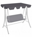 Replacement Canopy for Garden Swing Anthracite 188/168x110/145cm