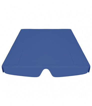 Replacement Canopy for Garden Swing Blue 188/168x110/145 cm