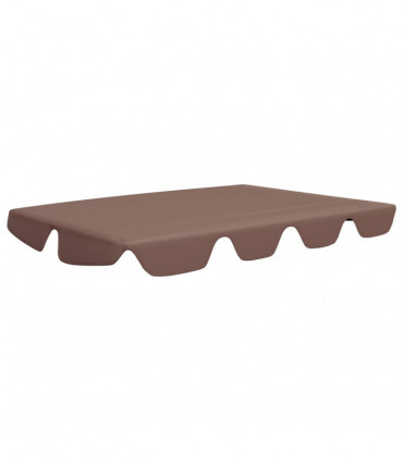 Replacement Canopy for Garden Swing Brown 150/130x70/105 cm
