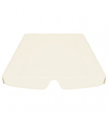 Replacement Canopy for Garden Swing Cream 188/168x110/145 cm