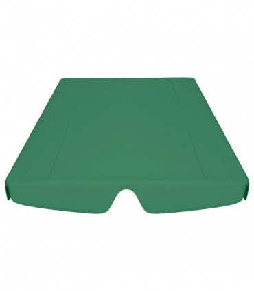Replacement Canopy for Garden Swing Green 150/130x70/105 cm