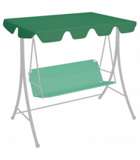 Replacement Canopy for Garden Swing Green 188/168x110/145 cm