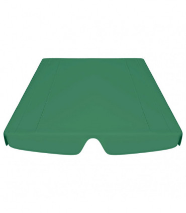 Replacement Canopy for Garden Swing Green 188/168x110/145 cm