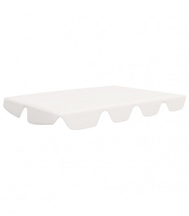 Replacement Canopy for Garden Swing White 188/168x110/145 cm