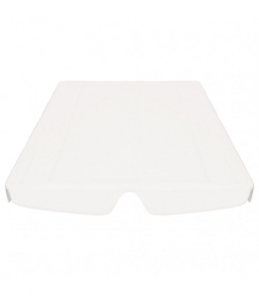 Replacement Canopy for Garden Swing White 188/168x110/145 cm