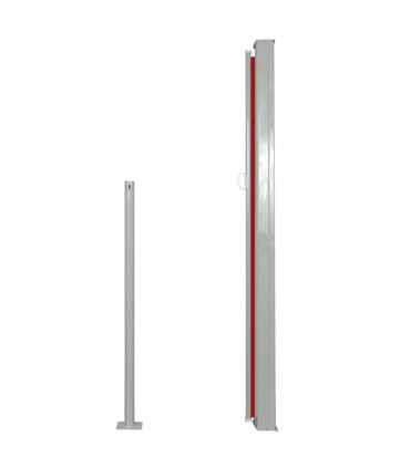 Retractable Side Awning 140 x 300 cm Red