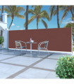 Retractable Side Awning 160 x 500 cm Brown