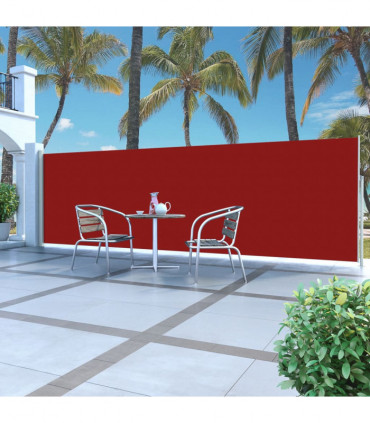 Retractable Side Awning 160 x 500 cm Red