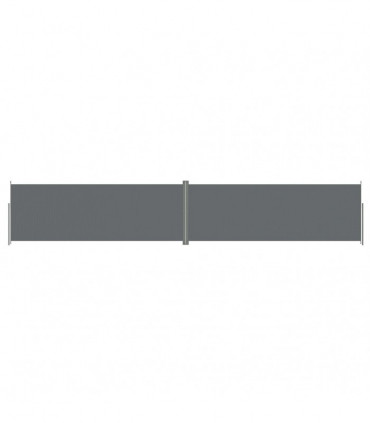 Retractable Side Awning Anthracite 220x1200 cm