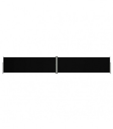 Retractable Side Awning Black 160x1000 cm