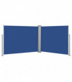 Retractable Side Awning Blue 140x1000 cm