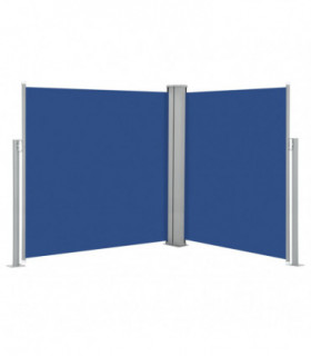 Retractable Side Awning Blue 140x600 cm