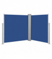 Retractable Side Awning Blue 140x600 cm
