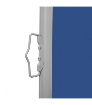 Retractable Side Awning Blue 140x600 cm