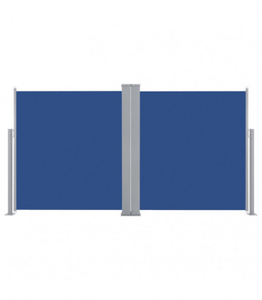 Retractable Side Awning Blue 160x600 cm