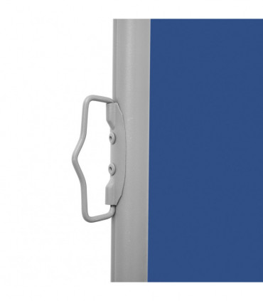 Retractable Side Awning Blue 160x600 cm