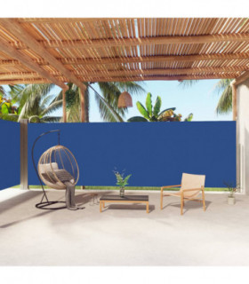 Retractable Side Awning Blue 200x1000 cm