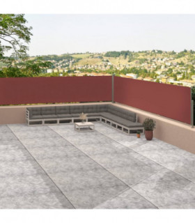 Retractable Side Awning Brown 117x1200 cm