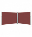 Retractable Side Awning Brown 120x1000 cm