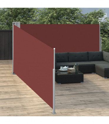 Retractable Side Awning Brown 140x1000 cm